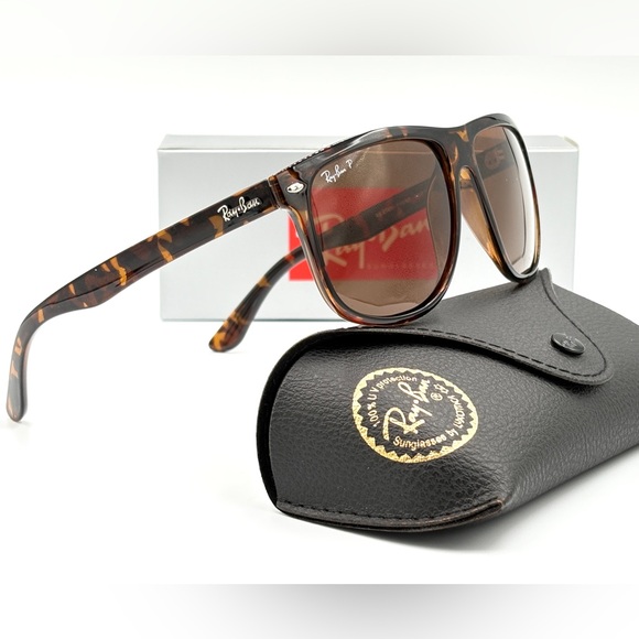 Ray-Ban Rb4147 Boyfriend Lens Sunglasses Light Havana Brown Lens  262 - Picture 14 of 14